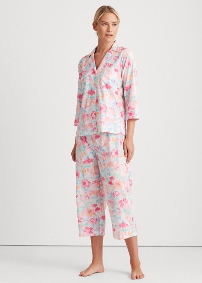 Ralph Lauren Print Capri Pyjamas Dame Danmark (RCJSI6780)